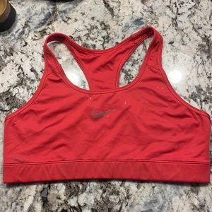 Pink Nike Dri-Fit Sports Bra. Size Large.